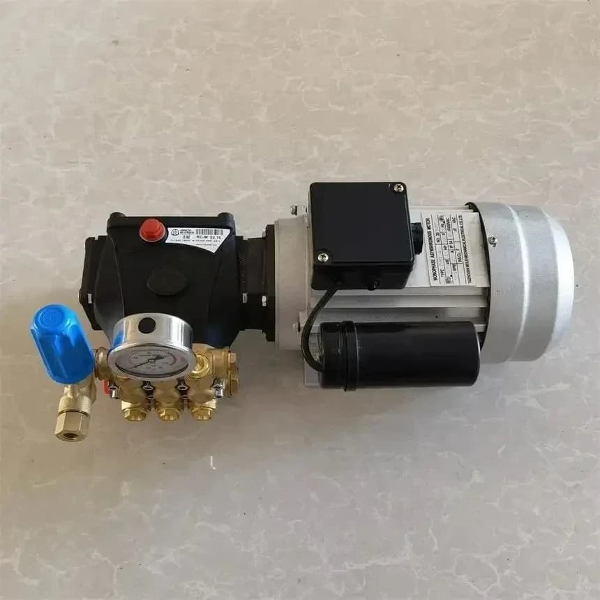 WS201 High Pressure Cleaner 200bar 15lpm Plunger Pump Electric High-Pressure Washer Motor Set