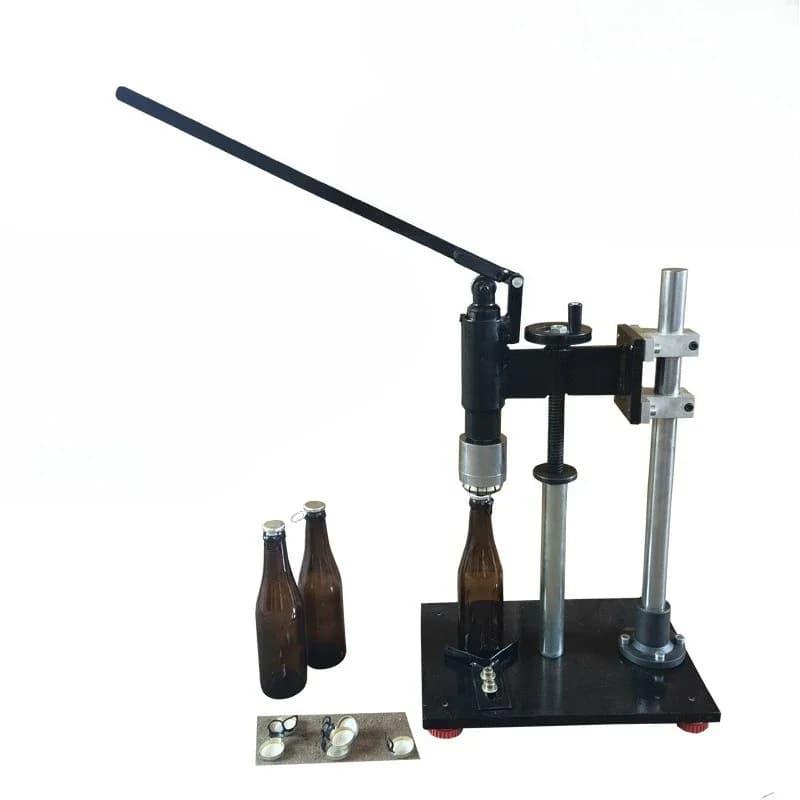 Glass beer bottle capper