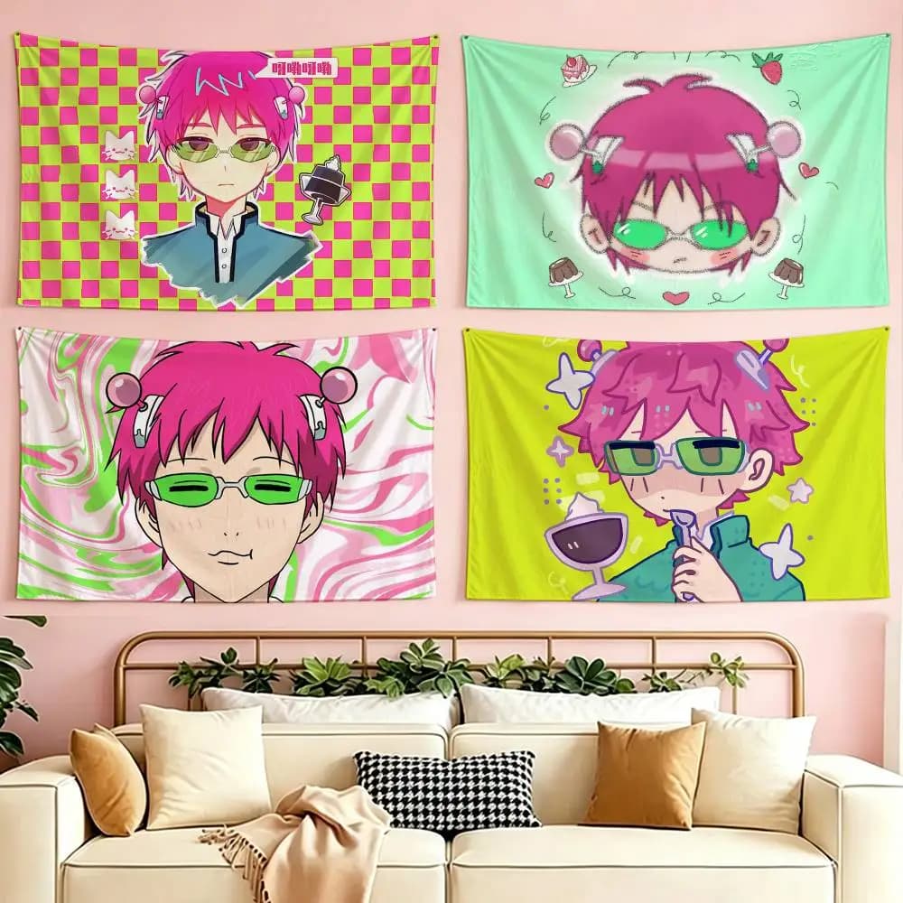 S-Saiki flag Suitable For Party Club Outdoor Interior Wall Decoration Banner Fans Gift