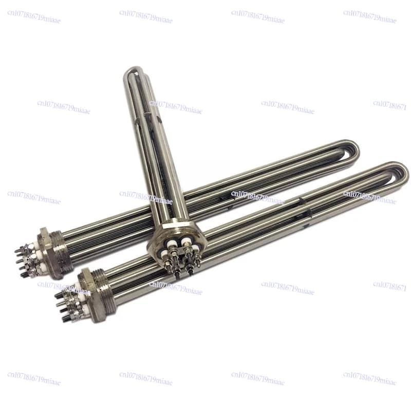 DN40 Stainless Steel Heating Rod Hexagonal Head Engineering Water Tank Boiler Heating Tube Mezzanine Boiler Electric Heating