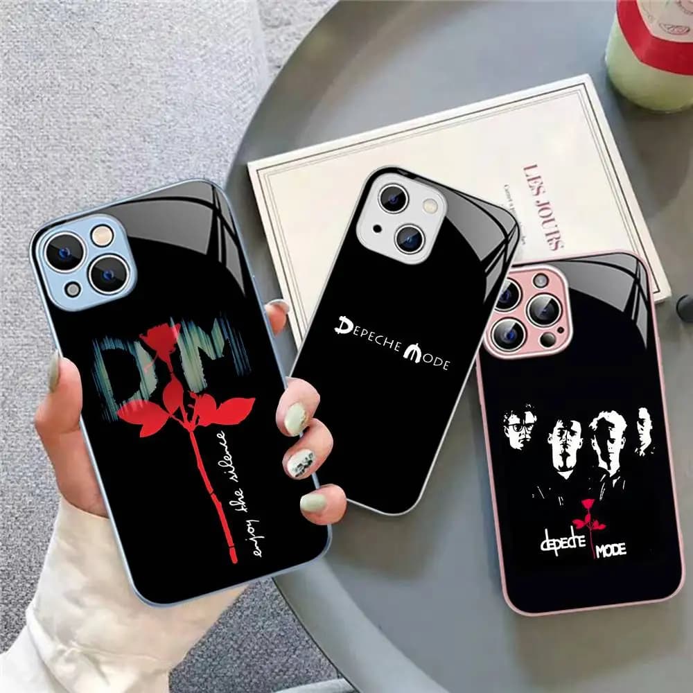 Rock D-Depeche Cool Mode For IPhone 14 13 12 Mini 11 Pro XS Max X XR 14 Plus Tempered Glass Cover