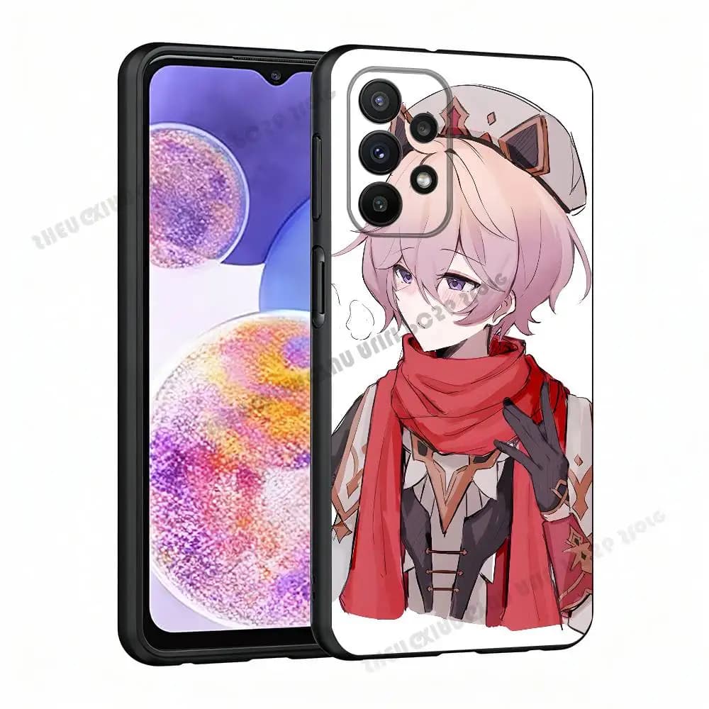 Dahlia G-Genshin Impact Pretty Girl Silicone Protect Case For Samsung A21 31 51 53 20 22 30 32 42 50 70 Cover