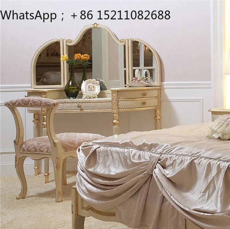 SCY small apartment simple dresser bedroom light luxury solid wood dresser makeup table
