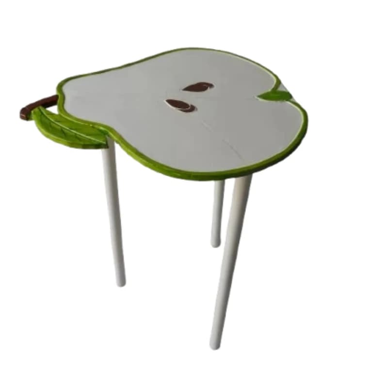 Wholesale eco-friendly metal fruit-shaped modern coffee table, unique living room furniture, suitable for home decoration