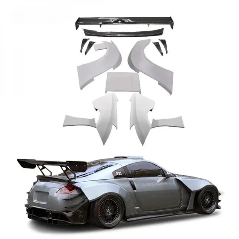 FRP material body kit wide spoiler 350z body kit