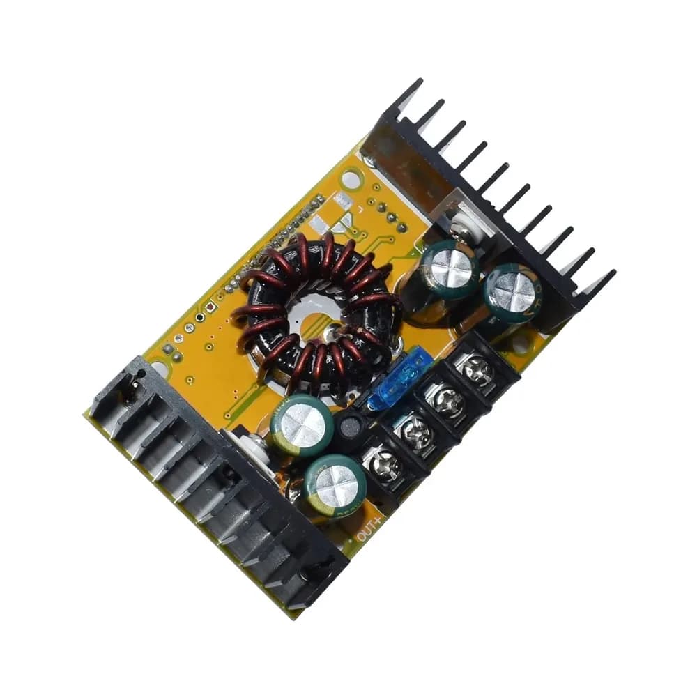 10A DC-DC Adjustable LCD Dual Display CC CV Step-down Power Supply Module Short Circuit Protection Case DC-DC Boost Converter