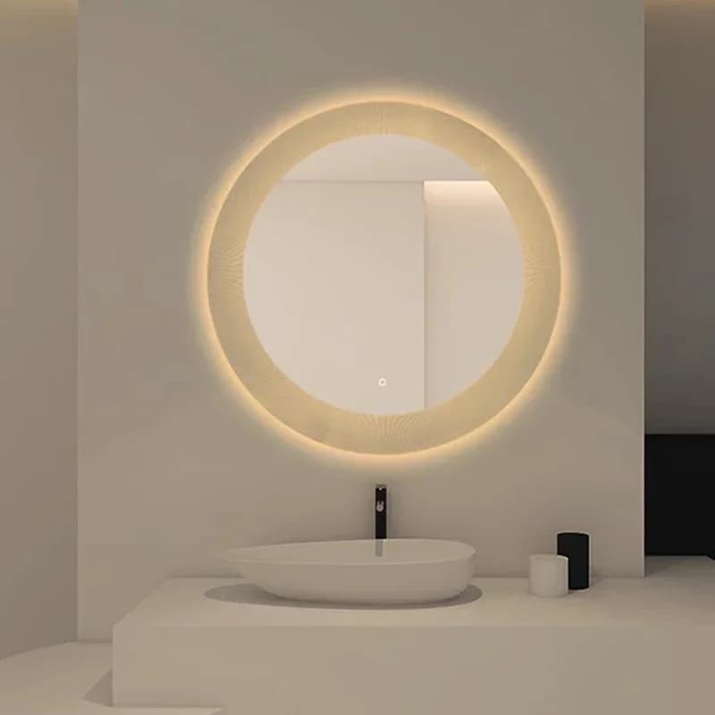 Portable Star Mirror Modern Art Wall Light Girls Bathroom Hanging Cute Mirror Funky Luxury Big Spiegels Living Room Decorations
