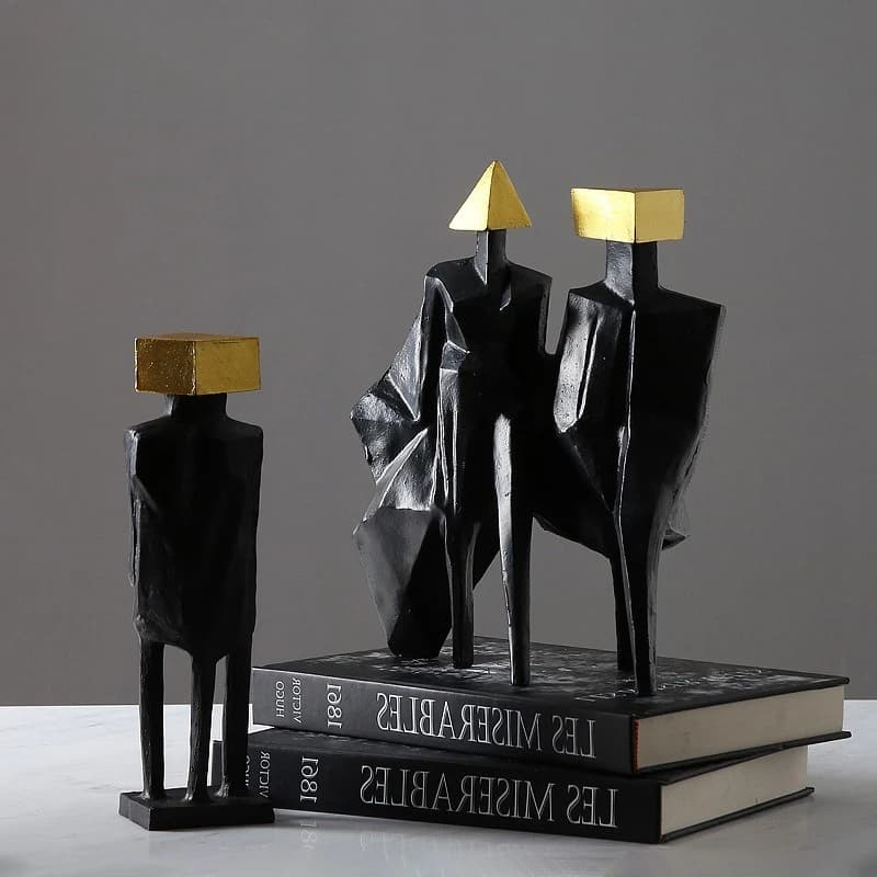 Creative, modern and simple gold nugget decoration, living room model room hotel home soft decoration ornament