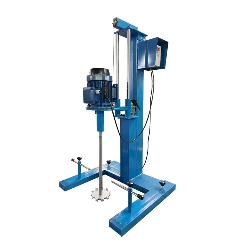 1.5kw manual lift disperser paint real stone paint disperser ink electronic slurry mixer