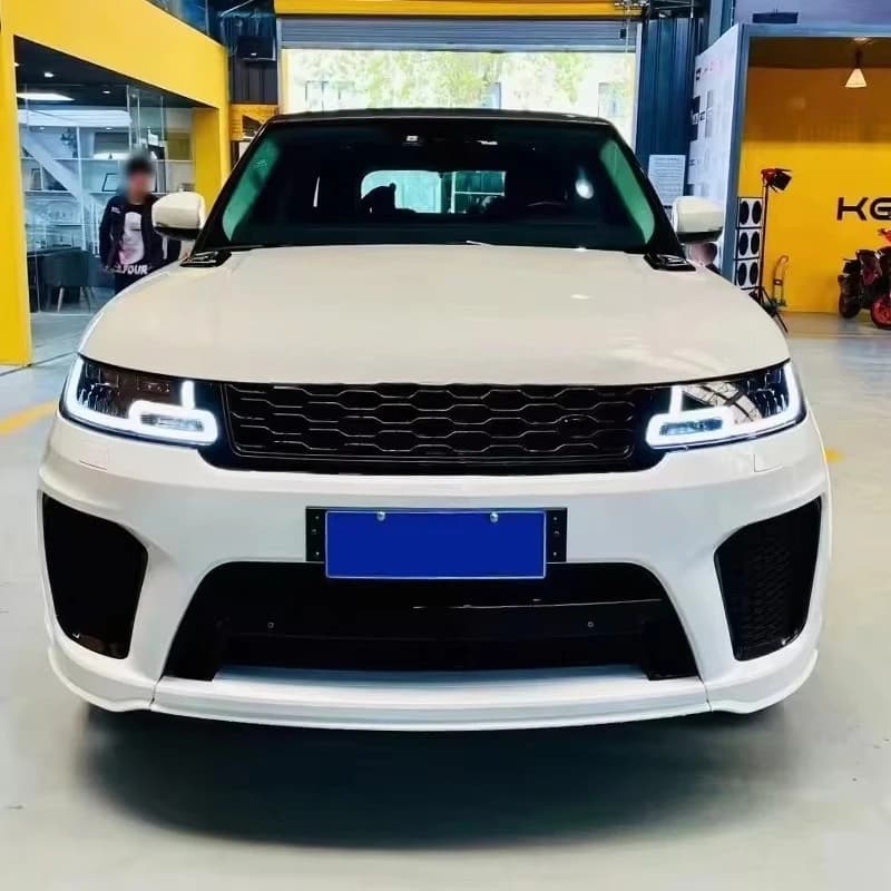 For Range Rover 2014-2017 Upgrade 2022 Range Rover Sport Bodykit Car Front Bumper Lip Car Lights LED Headlights Car Taillights