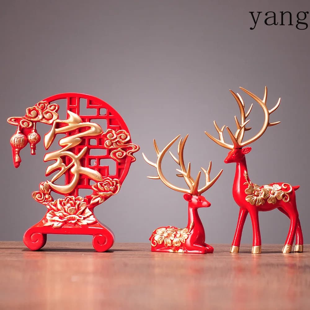 CX creative living room crafts ornaments Chinese home living room entrance wine cabinet decorations