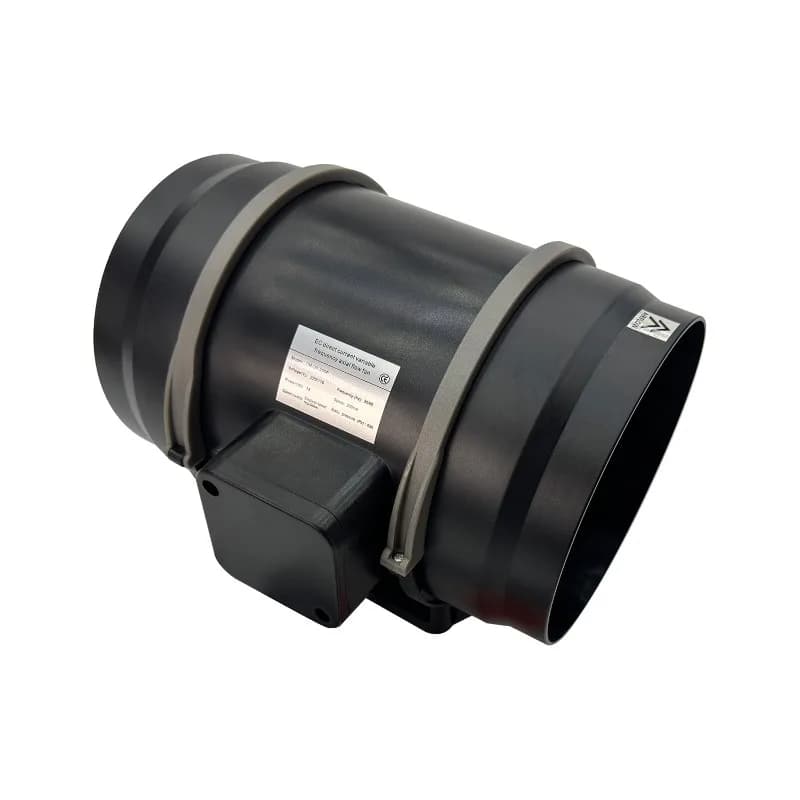 Smart Tent Planting 4 Inch, 6 Inch, 8 Inch 200mm Oblique Flow Duct Fan Internal Connection Duct Ventilation Fan
