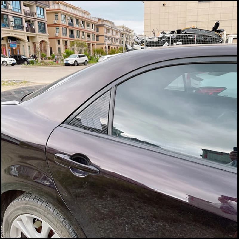 For Mazda 6 Sedan 2003-2008 Rear Triangular Window Blind shades Louver Sill Molding Cover Sticker Trim Car Styling Auto Parts