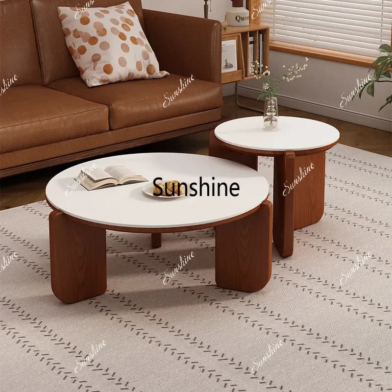 Simple Luxury Coffee Table Nordic Modern Minimalist Aesthetic Coffee Table Decoration Unique Mesa Auxiliar Living Room Furniture