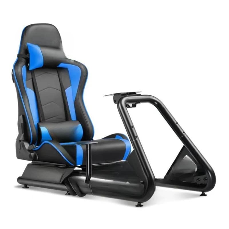 Racing game emulator seat steering wheel display  pedal  fixing