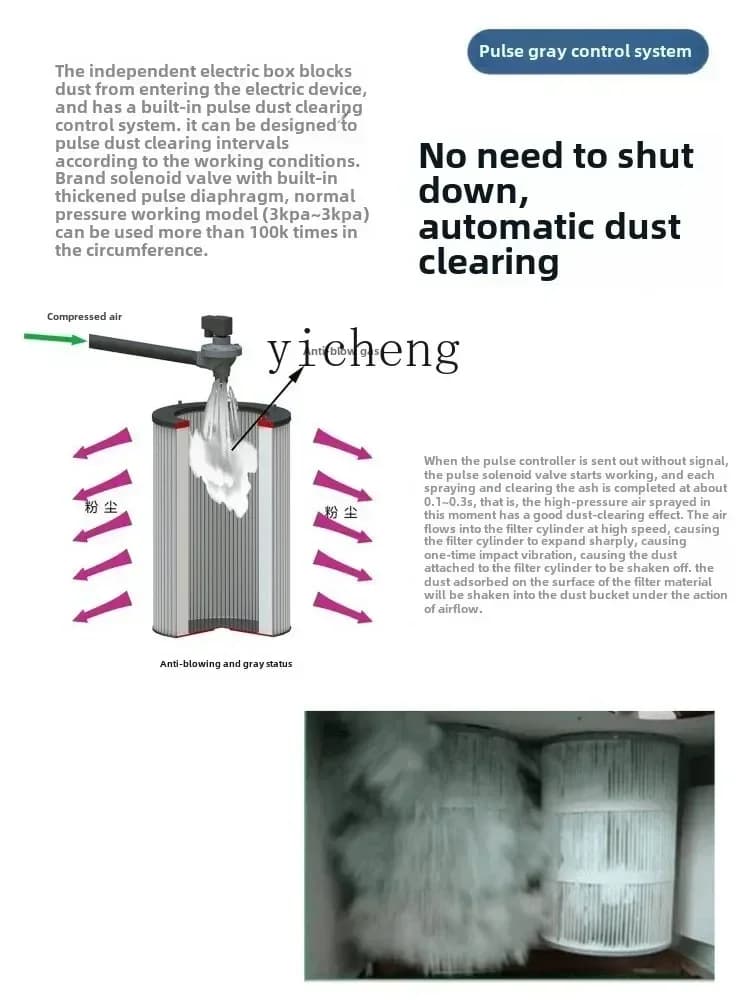 b11-7.1 industrial dust collector, flat vacuum cleaner, grinding and polishing dust collector