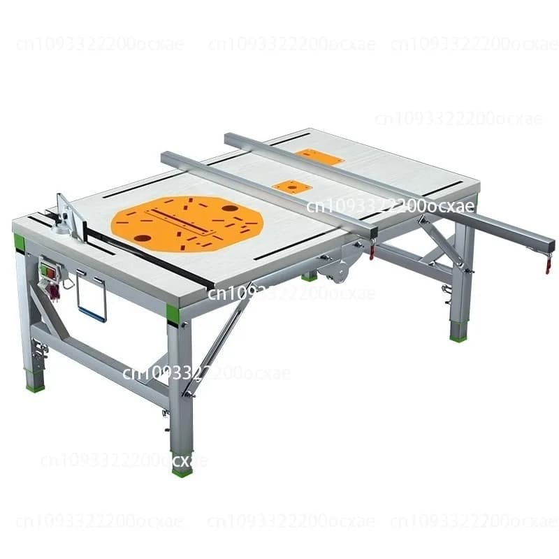 Multifunctional push table flip-chip saw portable table folding woodworking saw table