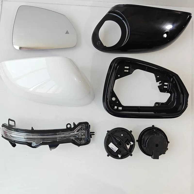 Side Mirror Frame Cover Lower Housing Base Shell For BMW X1 U11 U12 IX1 Rearview Mirror Inner Support Bracket Gloss Black