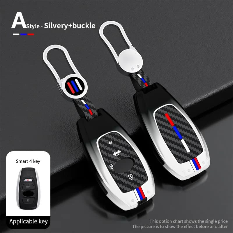 Zinc Alloy Key Case for 2025 Subaru Outback Forester Levorg Crosstrek XV Ascent Impreza Legacy Remote Key Fob Shell