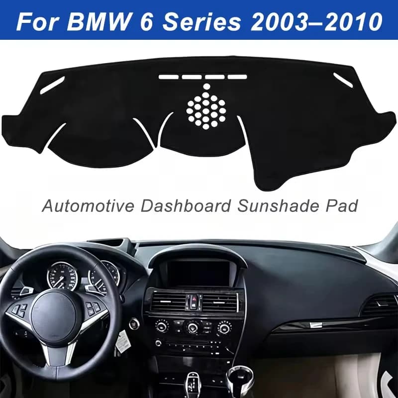 Dashboard Cover Dash Mat For BMW 6 Series E63 / E64 2003-2010 Anti-Glare Non-Slip Sun Shade Interior Protector