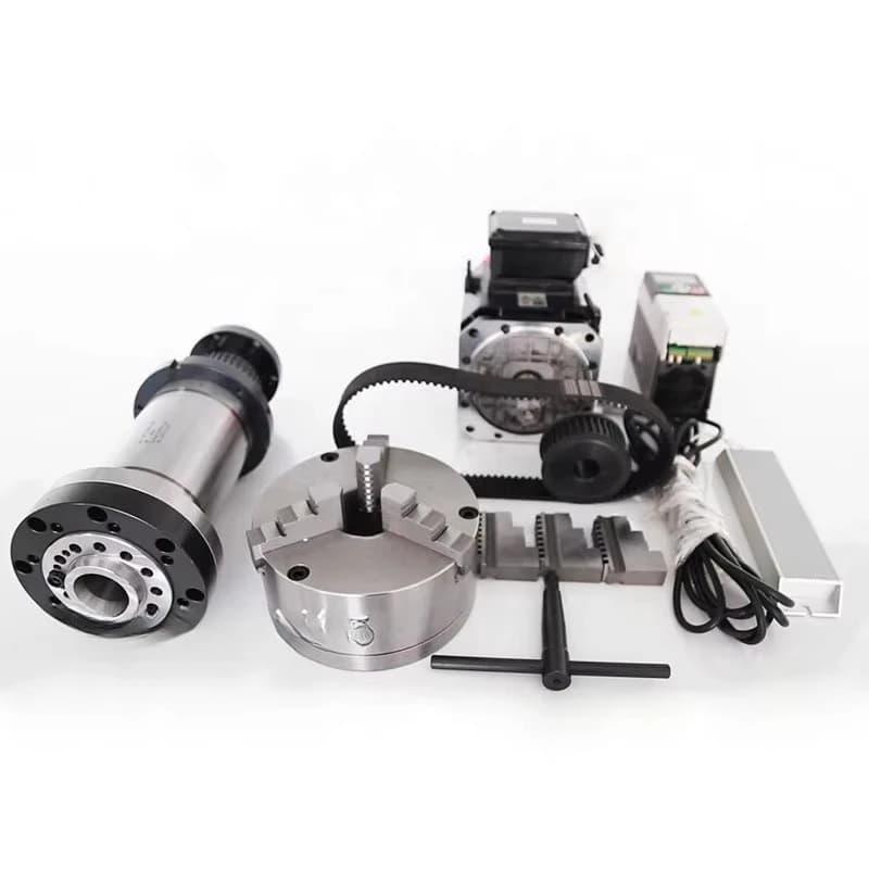 150 mm 5000 rpm CNC Belt Drive Through Hole 45 mm Lathe Spindle Kit Full Machine Spindle