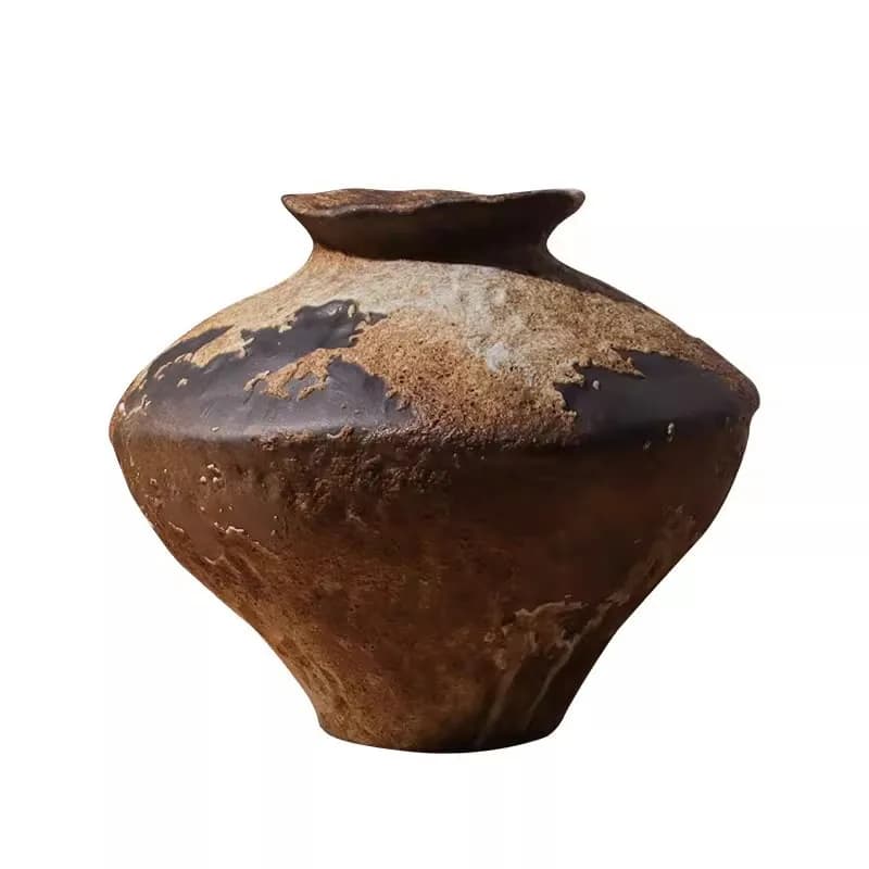 Wabi Sansan Zen retro vase ornament living room tea room desktop flower arrangement device