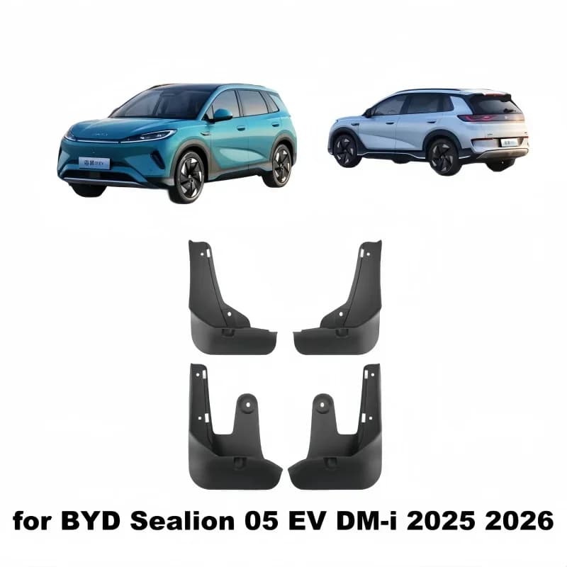 4pcs Mudguards For BYD Sealion 05 EV DM-i 2025 2026 Mud Flaps Splash Guards Fender Dirt Protection Winter Sediment