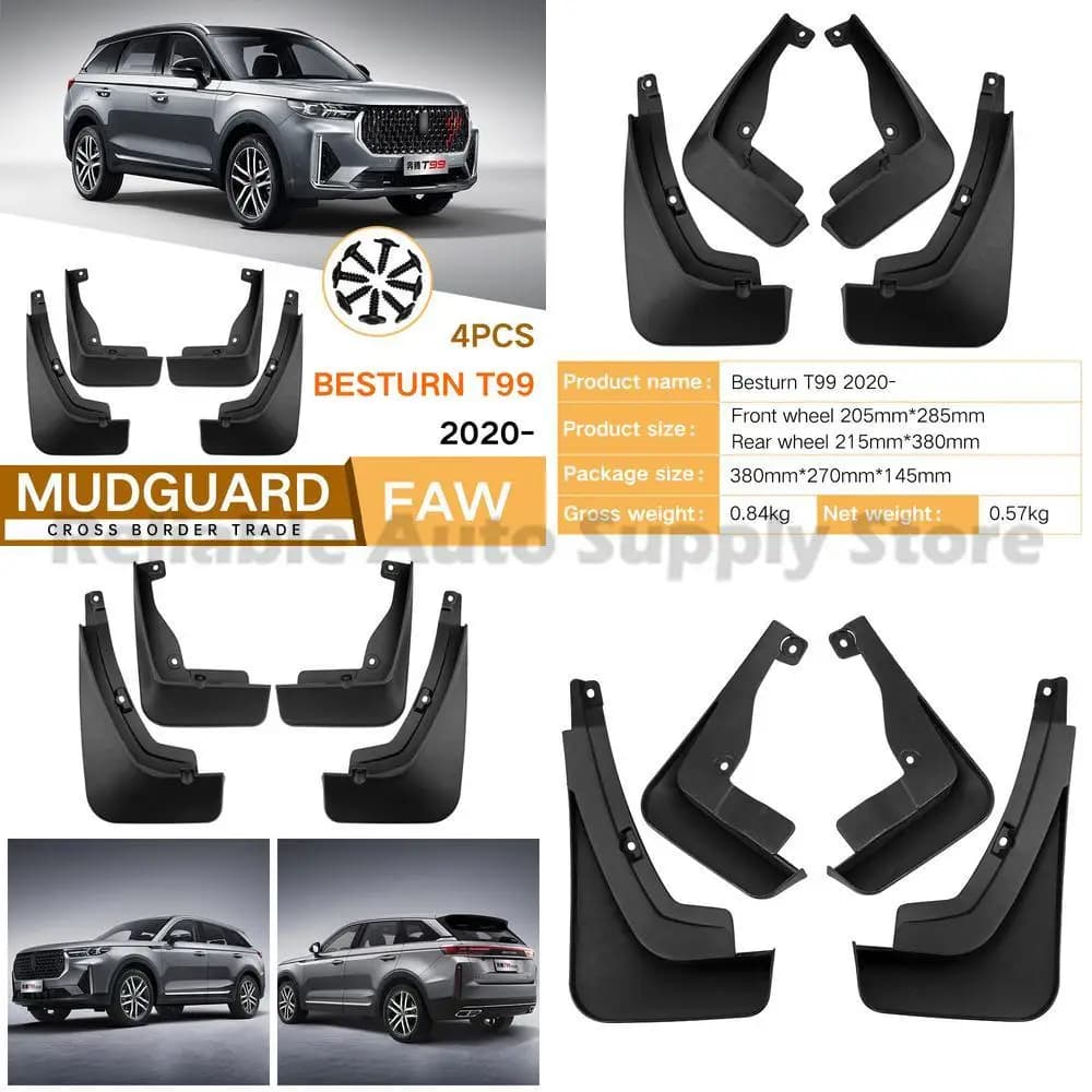 For Besturn T99 2020-2023 Mud Flaps Rubber Car Accessories Factory Wholesale Premium Quality Durable Protection