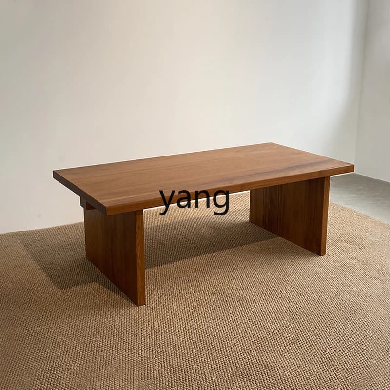 LMM All-Original Wood Mid-Century Style Long Tea Room Low Table