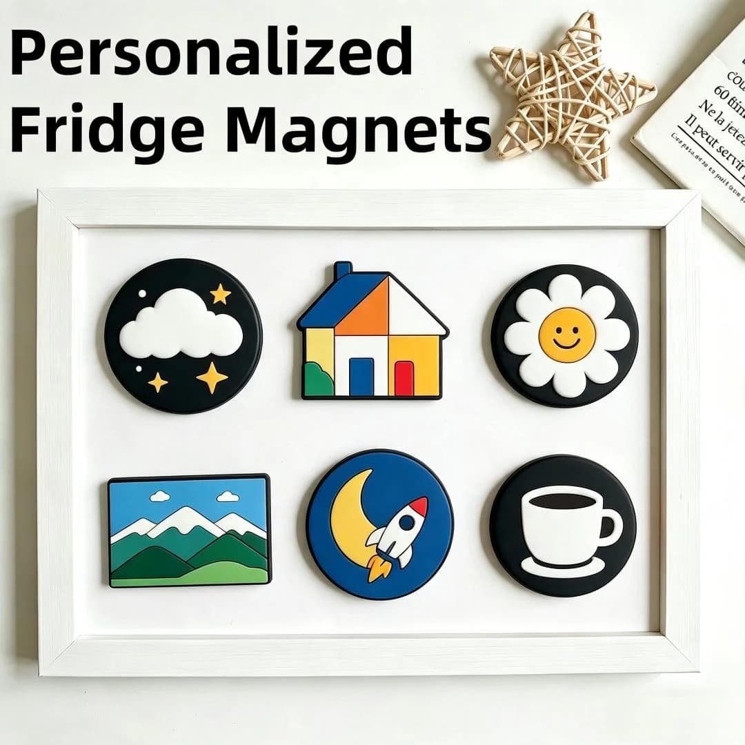 Personalized Fridge Magnets Manufacturer Custom 2D 3D Rubber Magnet Factory Free Design Custom Souvenir Soft PVC Fridge Magnet
