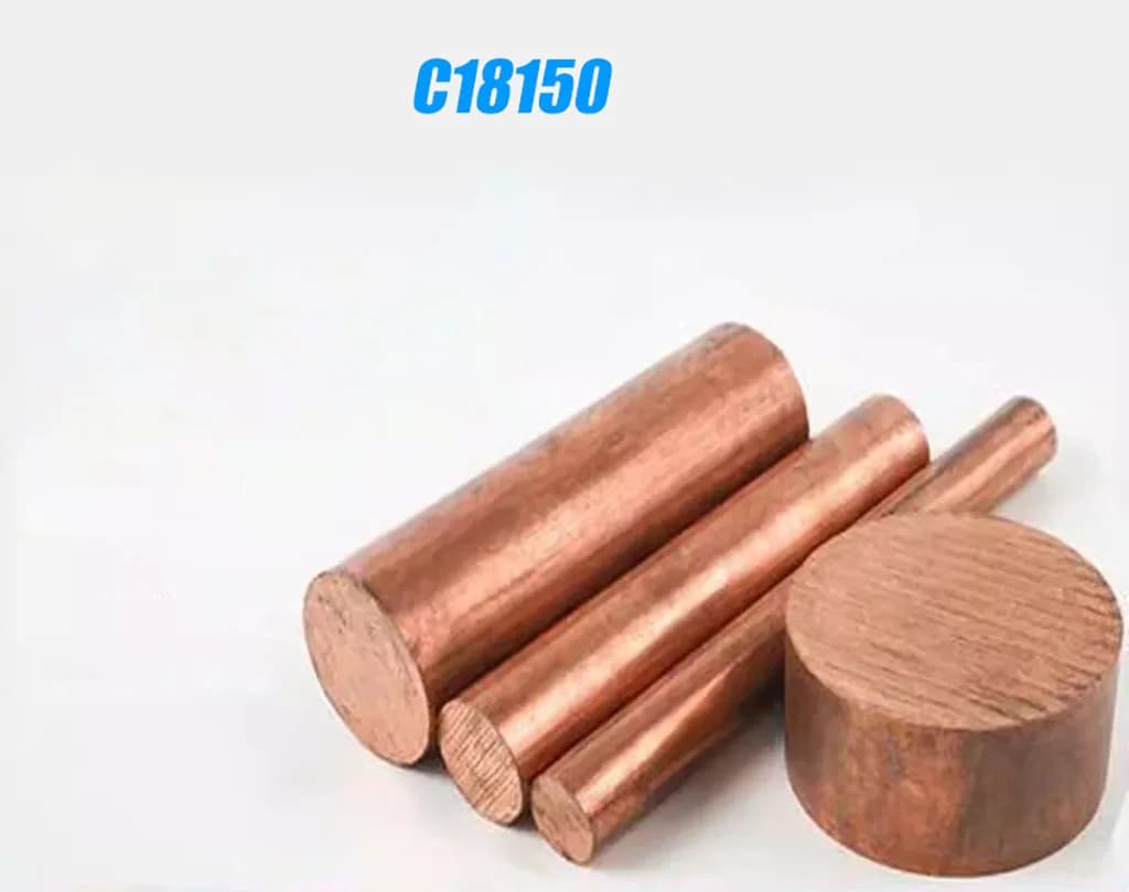 C18150 Copper Rod, CuCrZr Electrode Rod, Diameter 3-50mm CNC Material Length 200mm