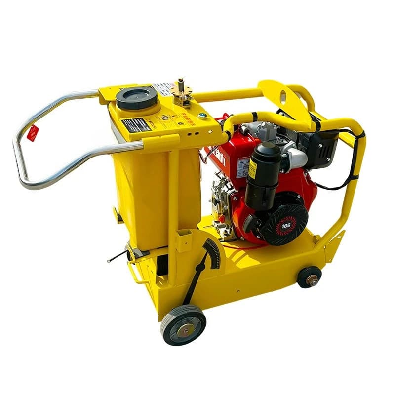 Road cutting machine slotting cutting cement asphalt asphalt cutting floor Changchai power electric start