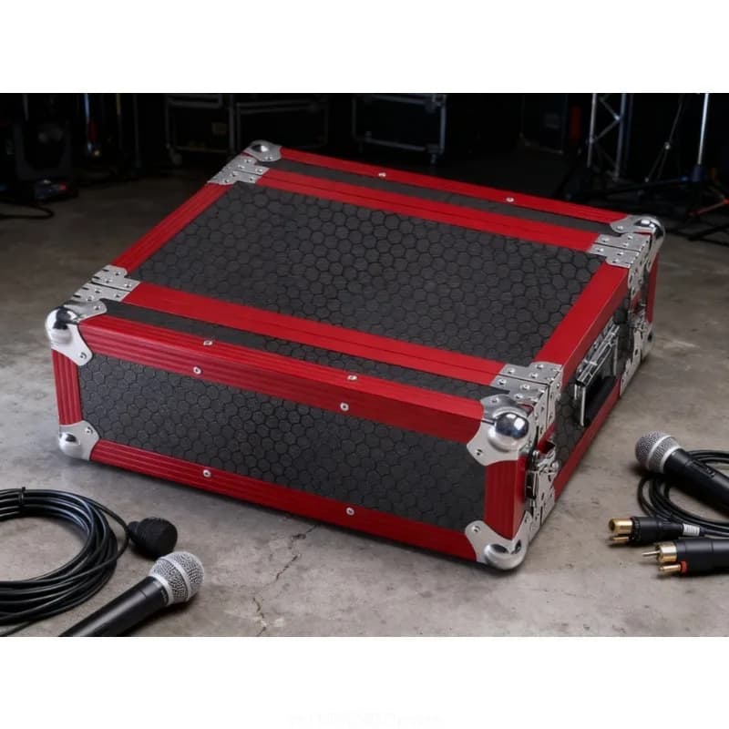 apply to 1U/2U Aluminum Microphone Flight Case Audio Equipment Storage
