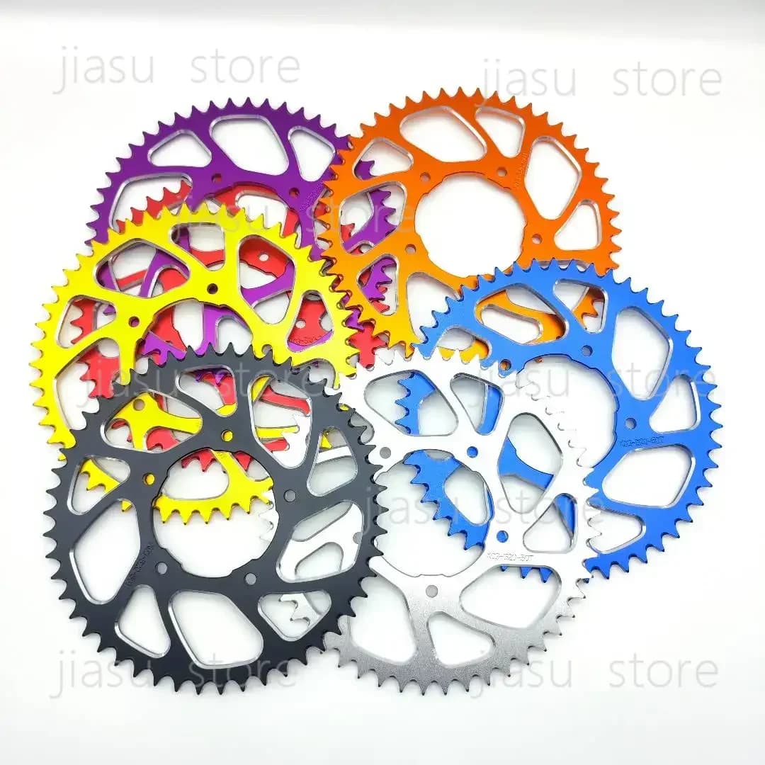 50T Rear 7075 Aluminum Sprocket 520 Chain, Compatible with Surron Ultra Bee, Replacement Gear for Electric Motorcycle