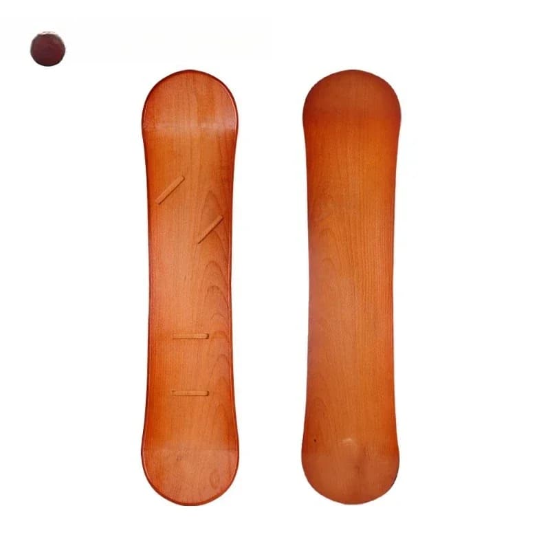 Solid Wood Snowboard Youth Adult Snowboard Outdoor Snowboard Beech Freestyle 90CM