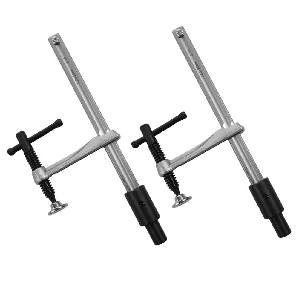 2Pcs Woodworking Acting Holding Down Clamp Desktop Clip 160mm W/16 Hole For Woodworking Bench Welding Bench Tool Parts