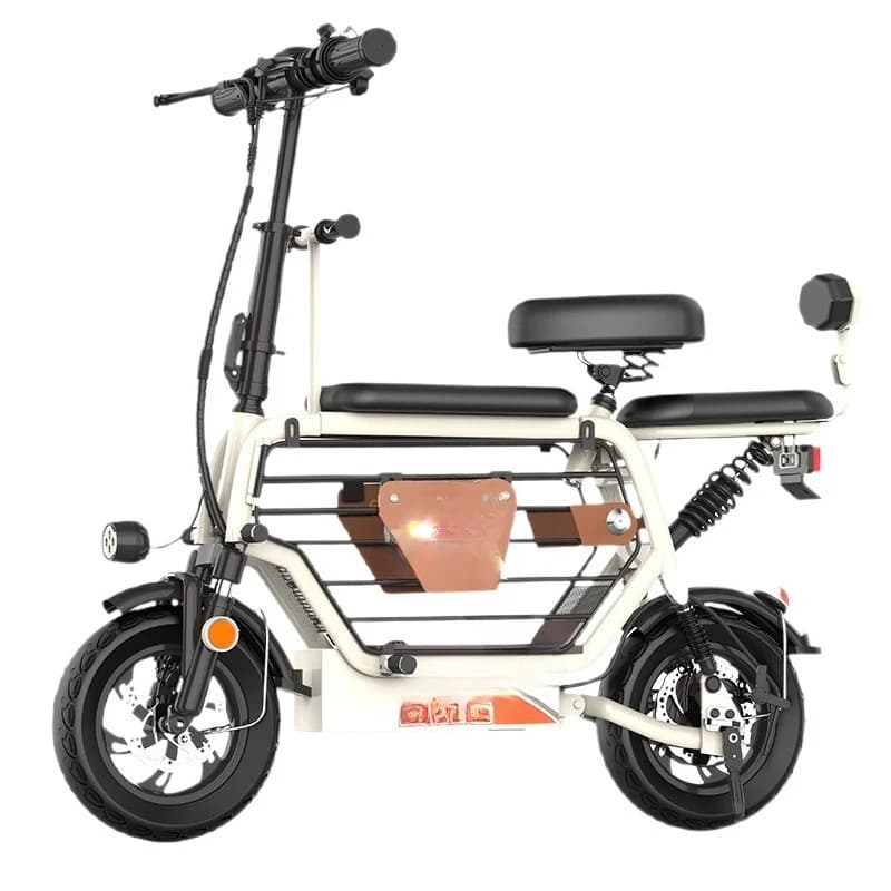 Small electric scooter pet walking dog electric car parent-child with baby battery car Internet celebrity small electric donkey