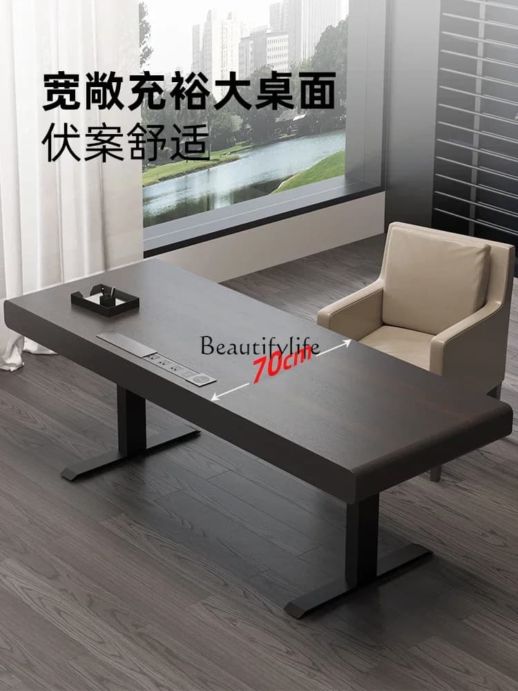 09Lifting smart electric table for home use