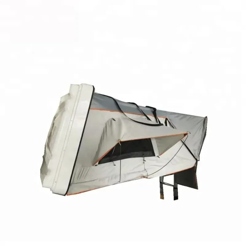 Fiberglass Car Roof Top Tent Outdoor Camping 4-5 Person With Waterproof Sunroof Foldable Roof Top Tent