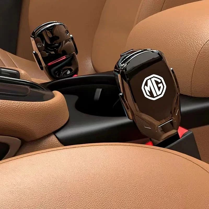 MG Logo Car Seatbelt Buckle Extender Fit ZS EV HS GT One, Safety Belt Extension Plug Automobile Interior Accessory