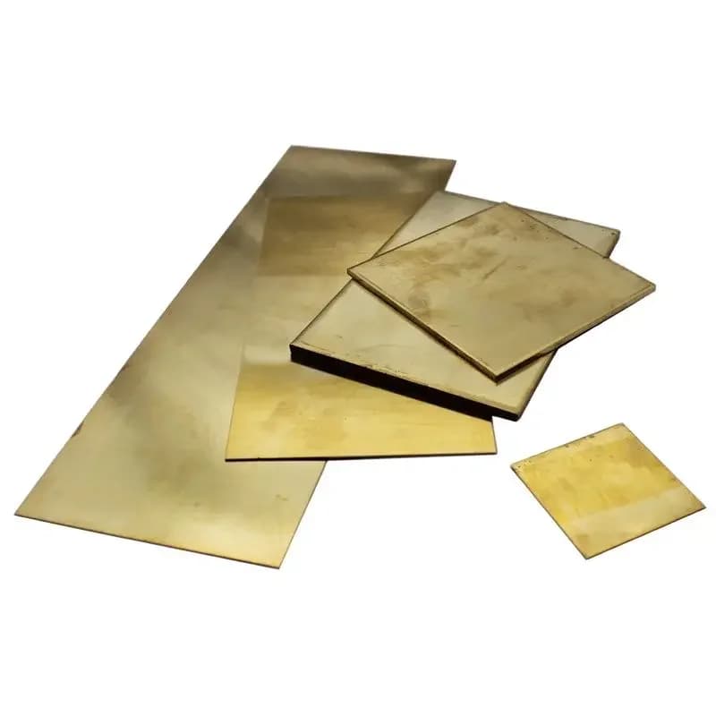 1/4PCS Brass Plate Sheet 0.1mm To 5mm Thick Various Sizes New Copper Multiple Sizes Brass Plate DIY Model  Yellow Copper Board