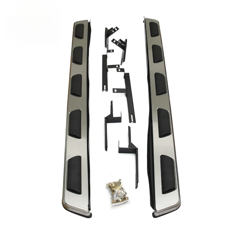 Car Accessories Heavy Duty 4x4 Off-Road Black Aluminum Bolt-On Pair of Running Boards For Q8 Q7 Q5 Q3 Q2