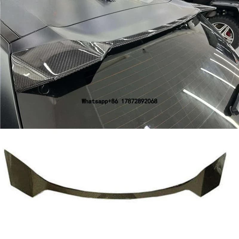 For XM G09 RNG Style Dry Carbon Fiber Wholesale Rear Spoiler Wing Root Spoiler Wing Body Kit Aerodynamic Kit