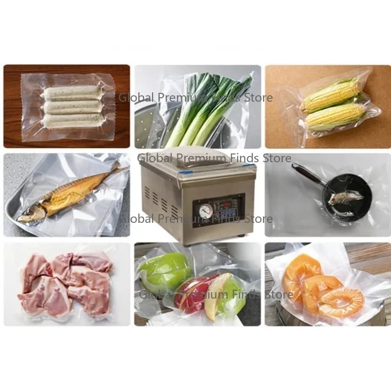 Electric Desktop Vacuum Sealer for Dry & Wet Foods - LK-260A3 Small Industrial Pouch Storage Tool