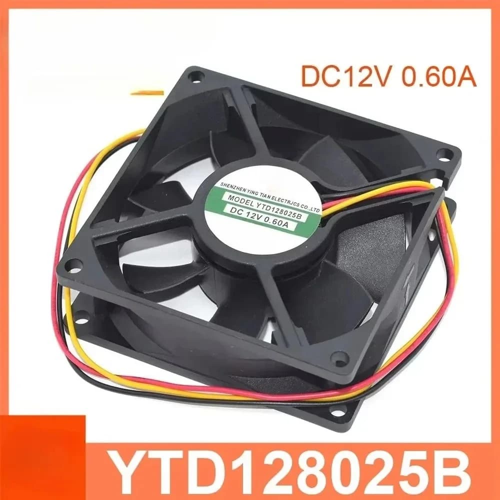 Suitable for inverter cooling fan YTD128025BDC12V 0.60A 3-wire