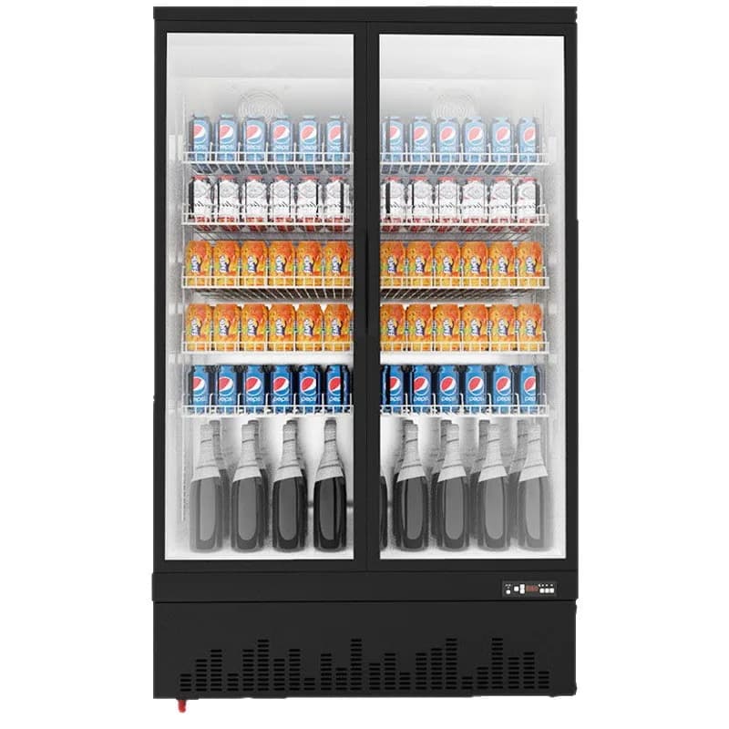 Display Cabinet Refrigerated Air-cooled Beverage Cabinet Convenience Store Supermarket Refrigerator Fresh Keeper Beer
