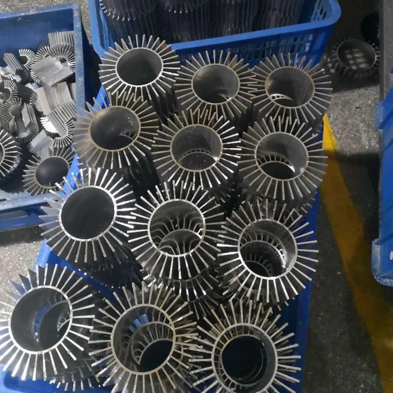 119mmX65mm Round LED Heatsink Radiator Aluminum Heat Sink for 20W 30W 50W 100W High Power COB LED Light Customize