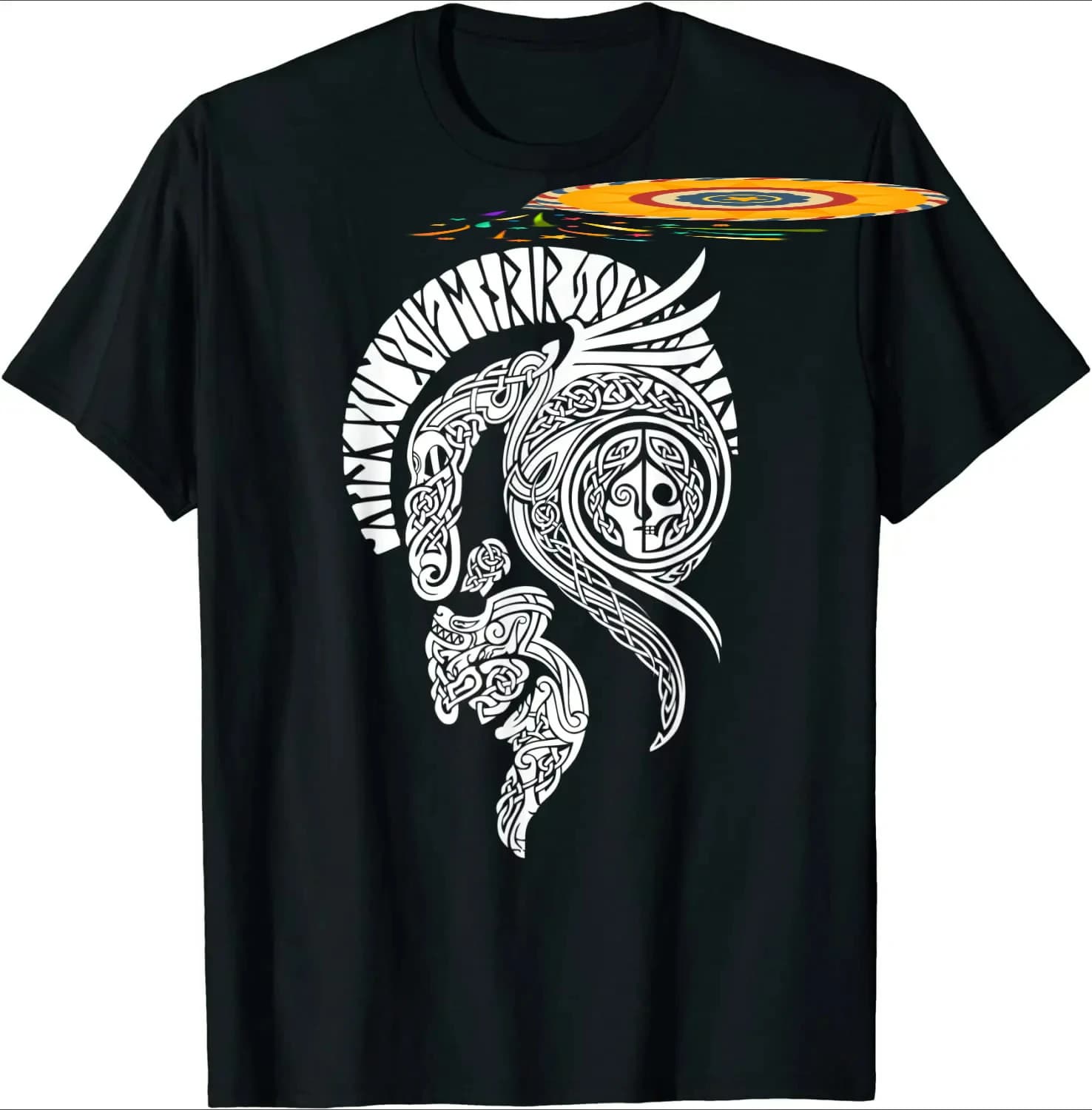 Norse Mythology God Loki  Runes T Shirt. New 100% Cotton Short Sleeve O-Neck T-shirt Casual Mens Top Size S-3XL