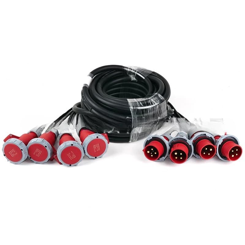 Multi-core power cord 4 power cords, stage performance pure copper 1.5 square power cord