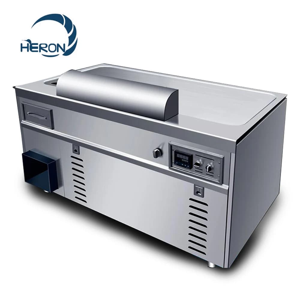 Japanese Commercial Restaurant Yakiniku Table Grill Indoor Smokeless Equipment Induction Teppanyaki Gas Teppanyaki BBQ Grill